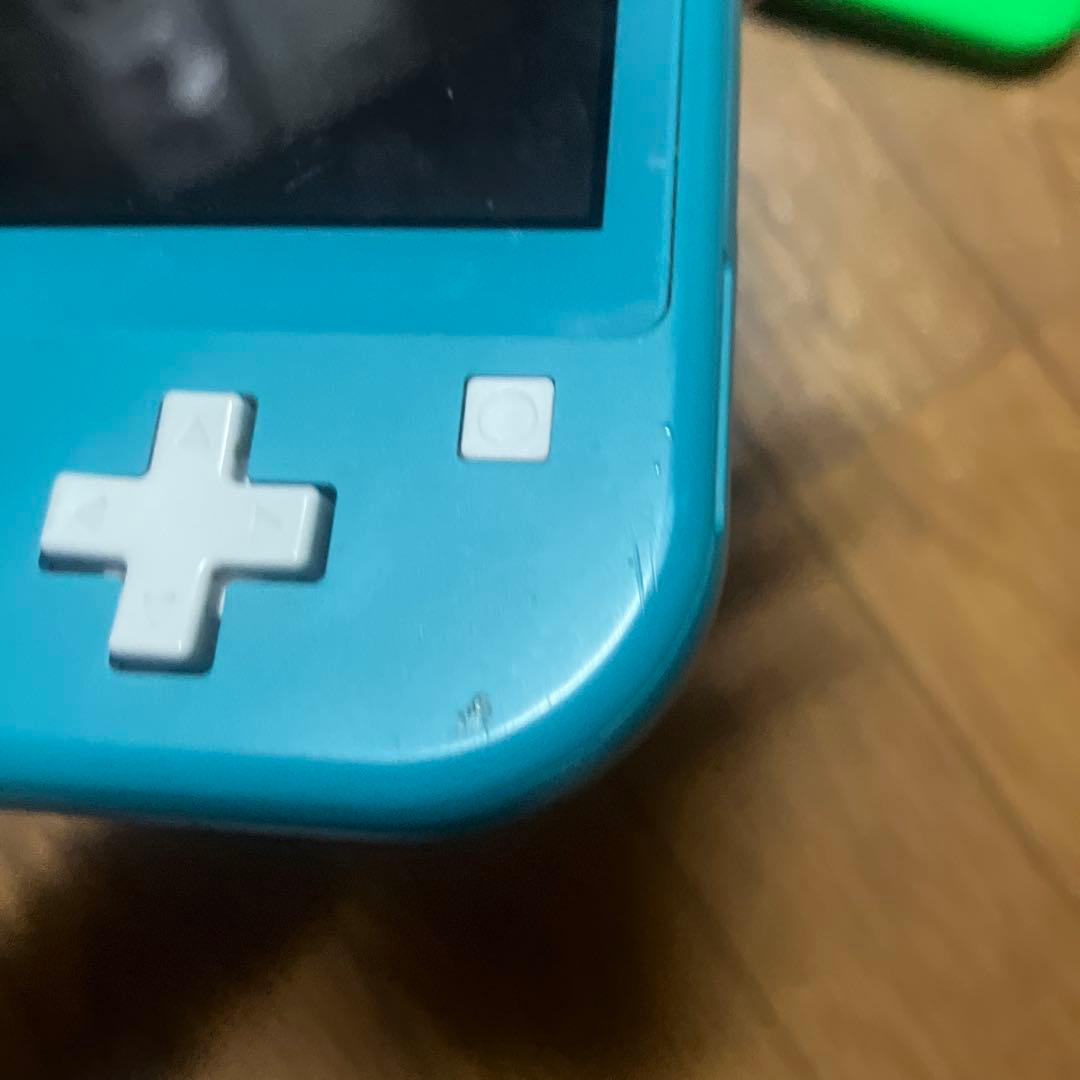 Switch Lite 本体 ブルー + Joy-Con グリーン　ジャンク品