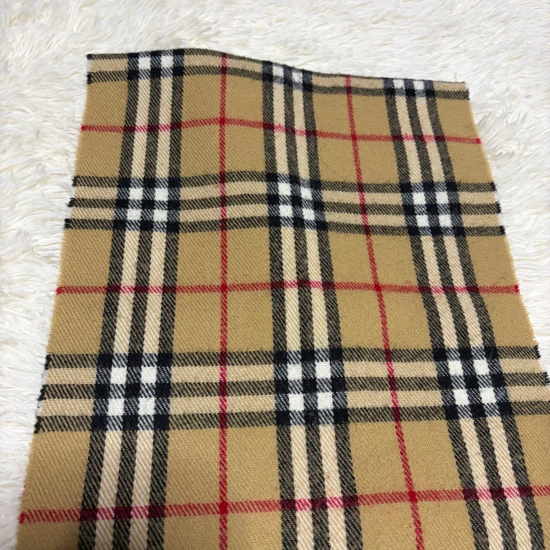 ラ*ス様 BURBERRY LONDONバーバリー マフラー ノバチェック ラム