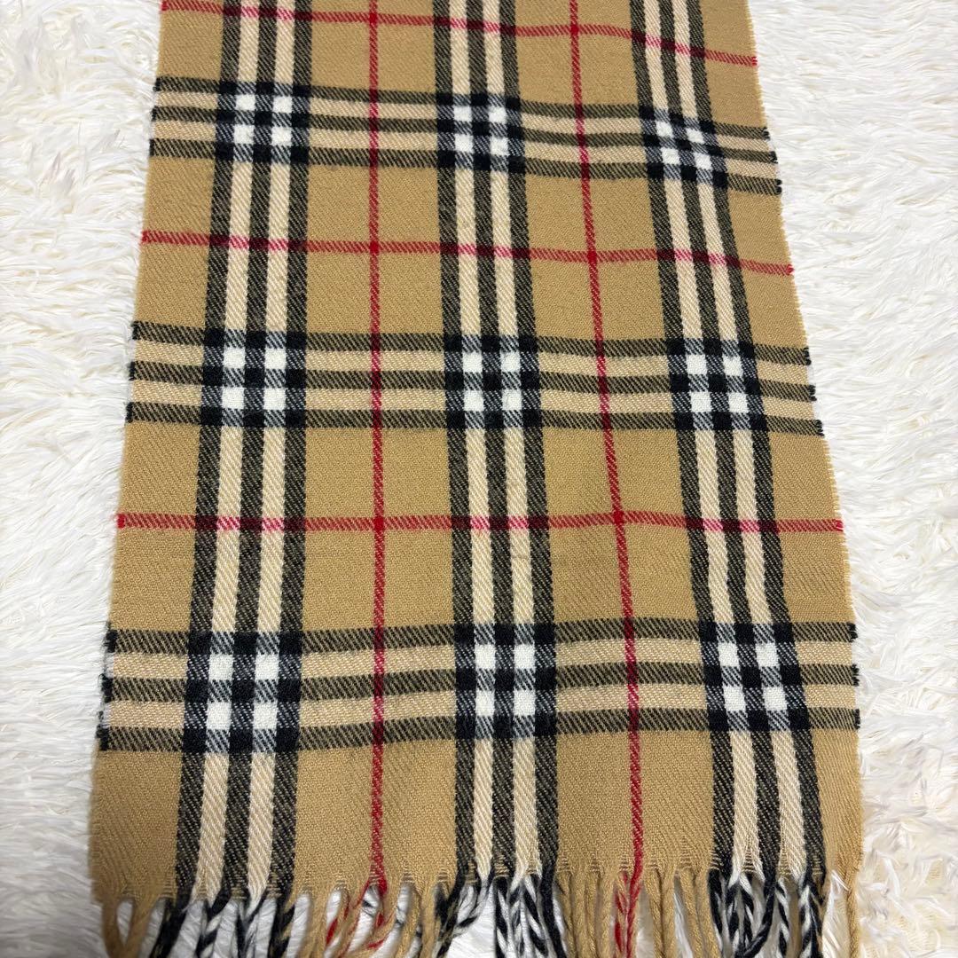ラ*ス様 BURBERRY LONDONバーバリー マフラー ノバチェック ラム