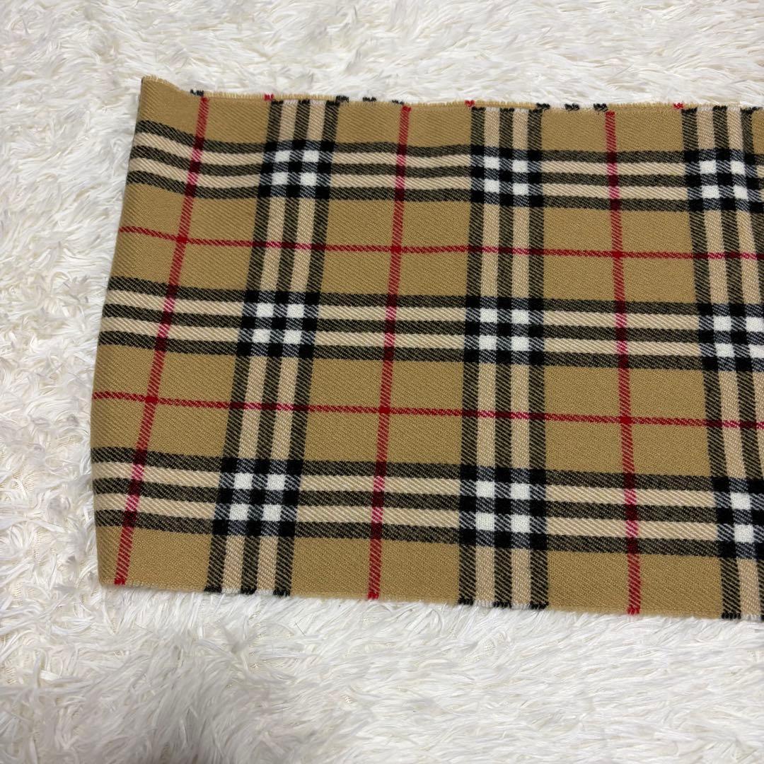 ラ*ス様 BURBERRY LONDONバーバリー マフラー ノバチェック ラム