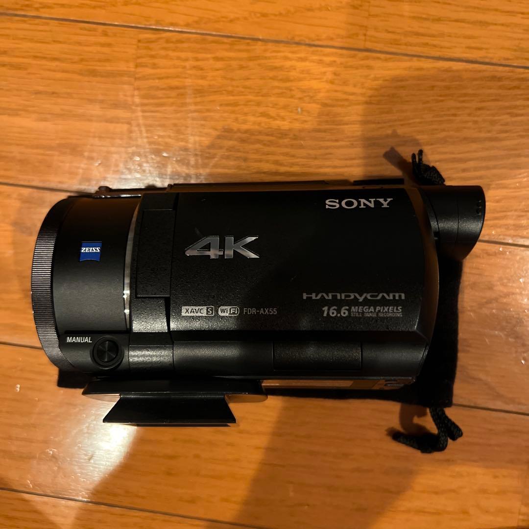 SONY 4K ハンディカム FDR-AX55 ビデオカメラ カメラアクセサリー