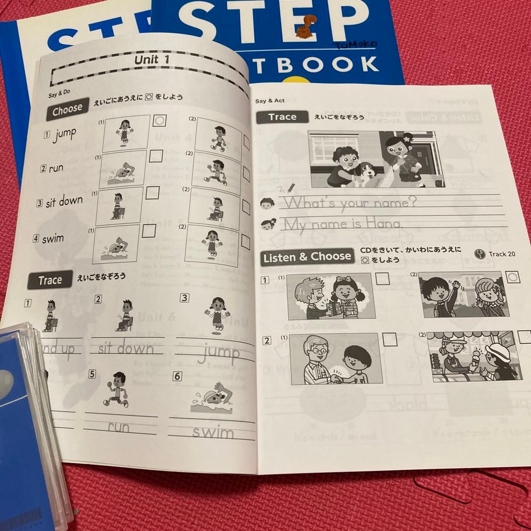 アルクKiddy cat英語教室　幼児、小学合計8年分教材と教師用指導マニュアル