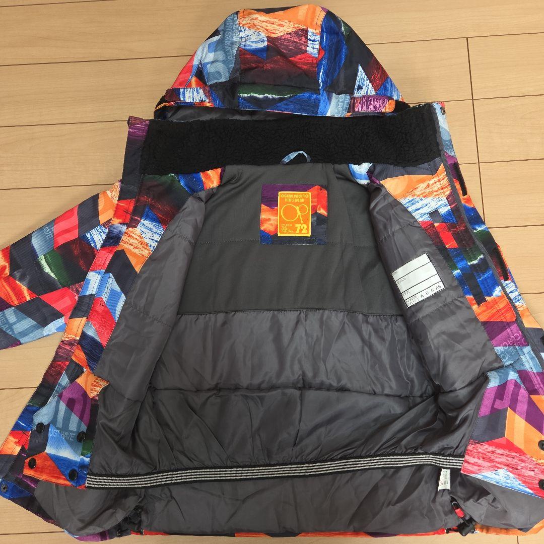 美品130 スノーウェア 上下セット ユニセックス キッズ