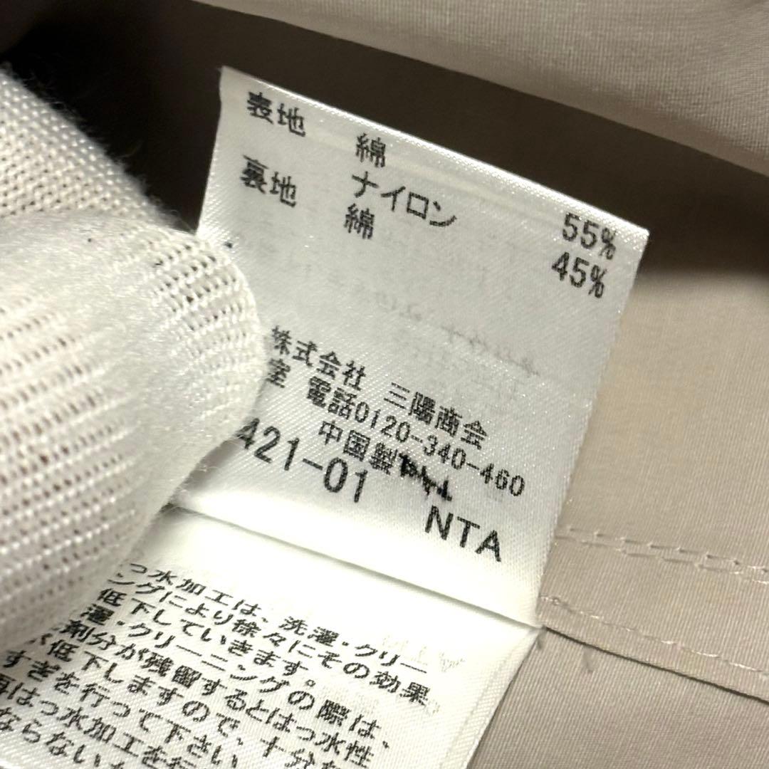 美品　42 メガチェック　撥水加工　ナイロン　バーバリーロンドンスプリングコート