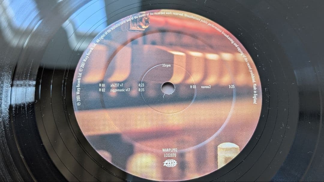 【Aphex Twin】「Drukqs」4LP BOX SET WARPLP92