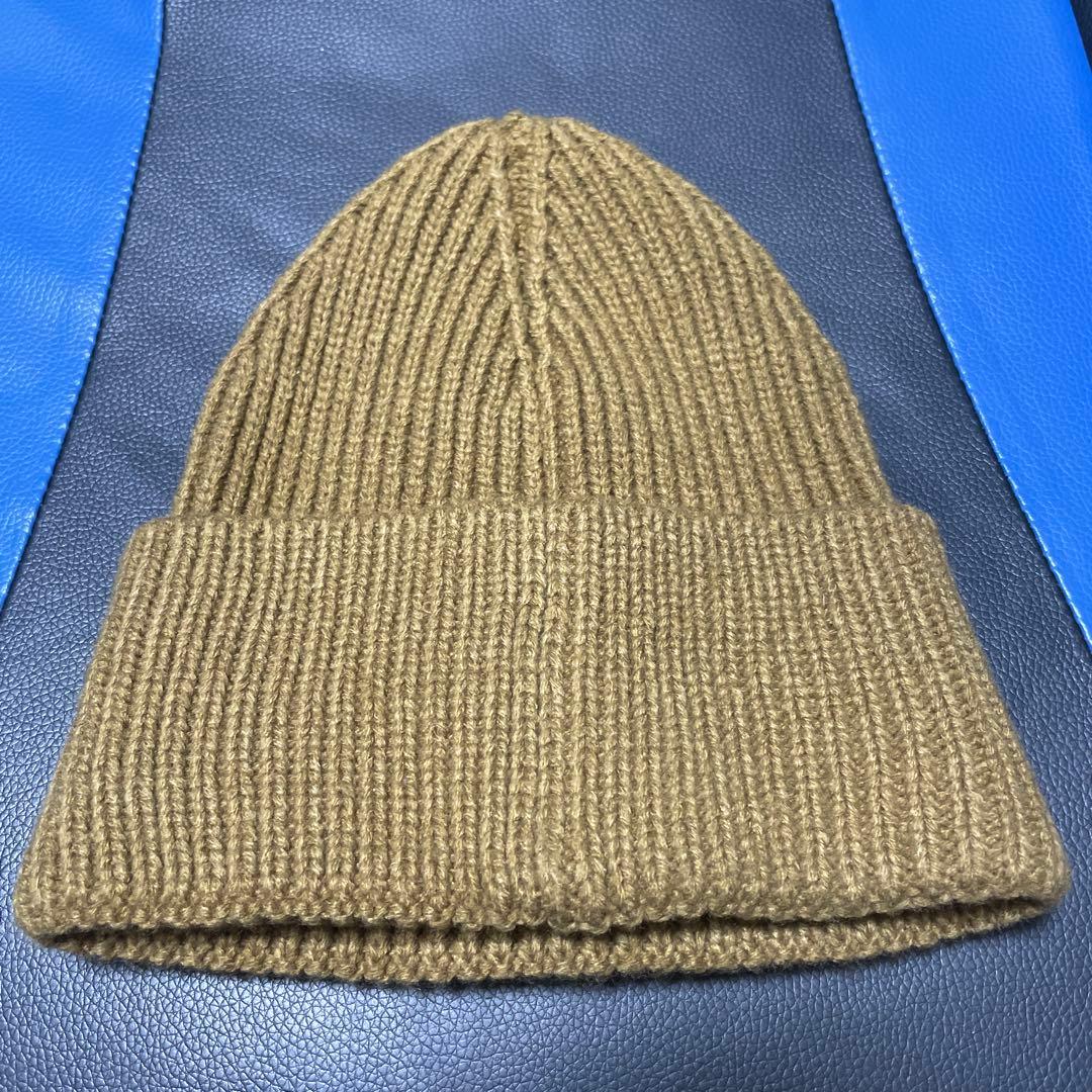 美品 sacai × Carhartt WIP Beanieブラウンニット帽