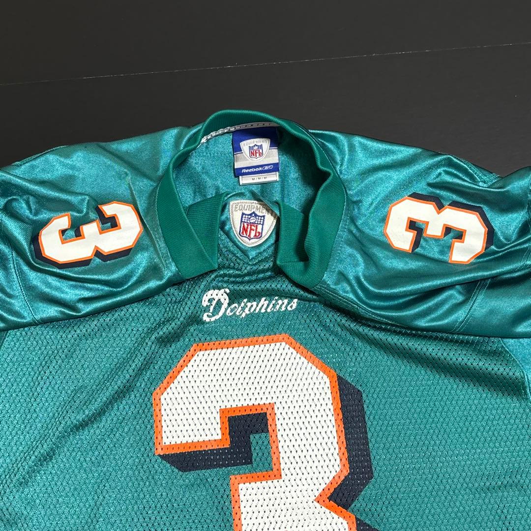 美品 NFL Reebok マイアミ ドルフィンズ ユニフォーム アメフト M