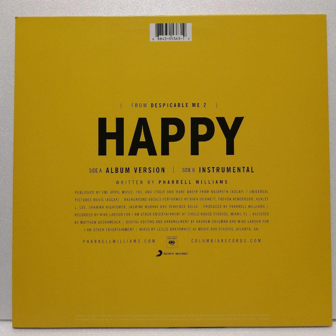 【 EUオリジナル盤 】PHARREL WILLIAMS HAPPY