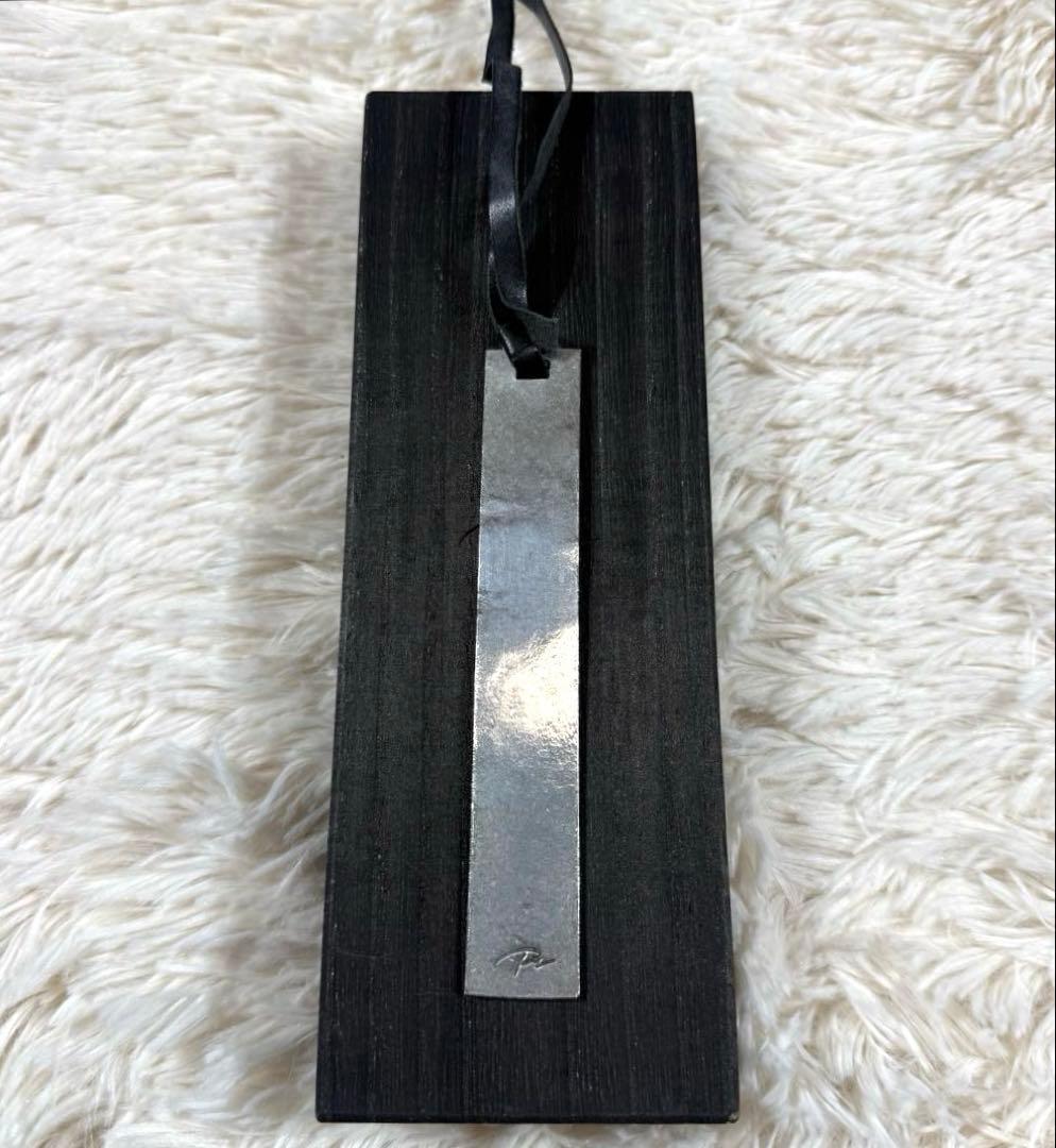 pry Stannum Leather Plate Necklace シュウト