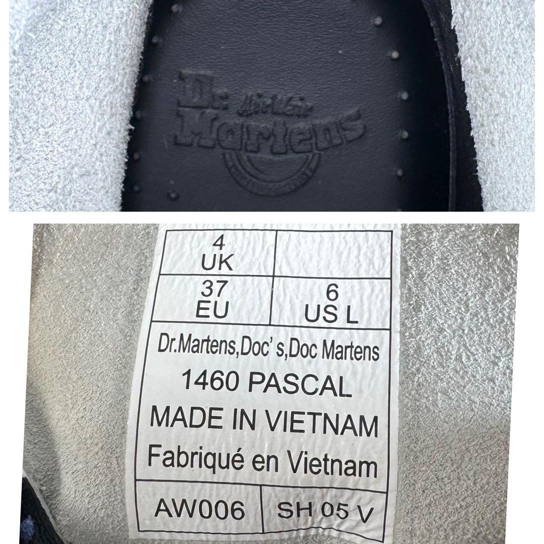 【KIKIさん専用】Dr. Martens 花柄ブーツ ８ホール パスカルUK4