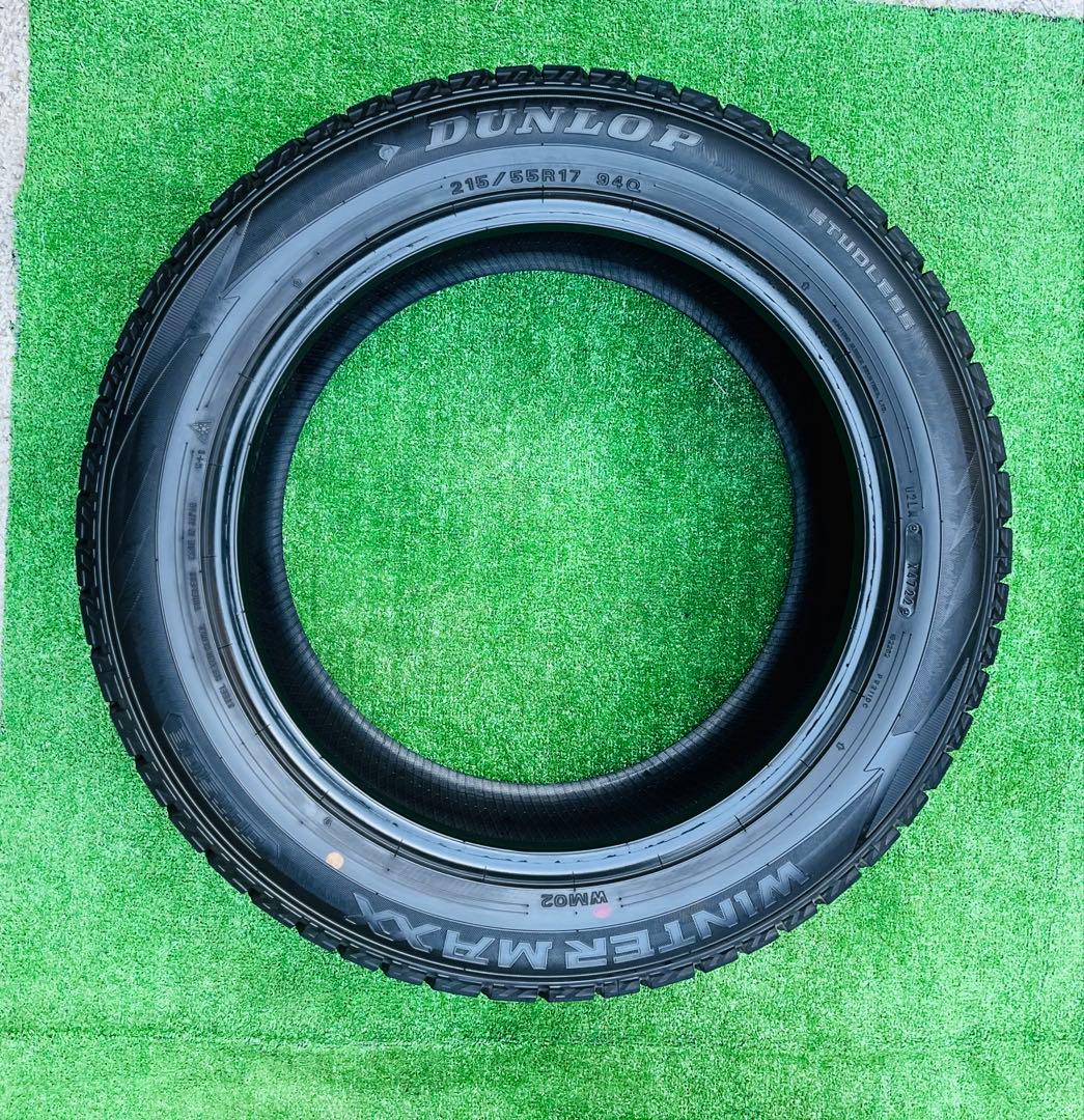 215/55 R17 DUNLOP WINTERMAXXスタッドレスタイヤ