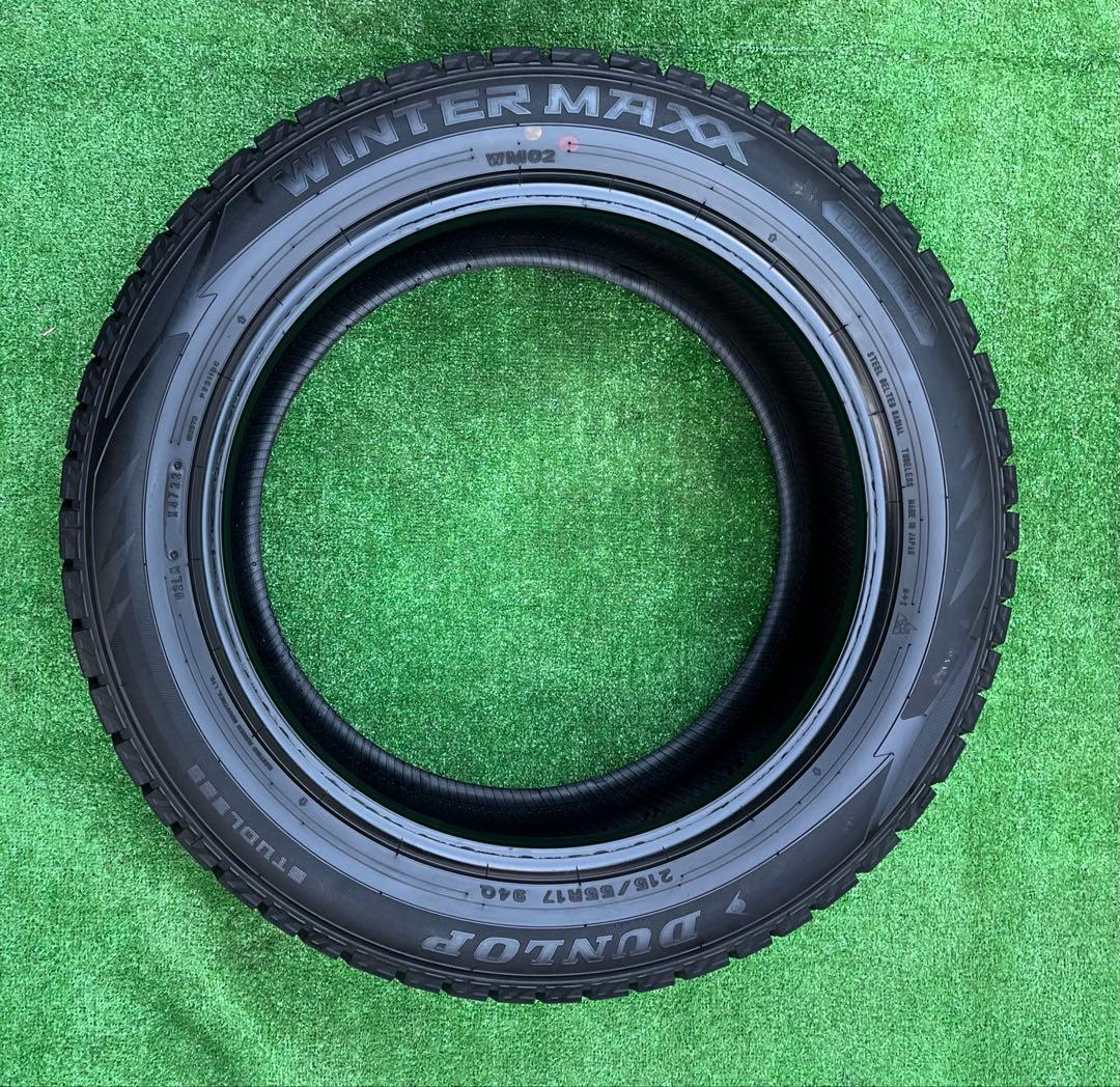 215/55 R17 DUNLOP WINTERMAXXスタッドレスタイヤ