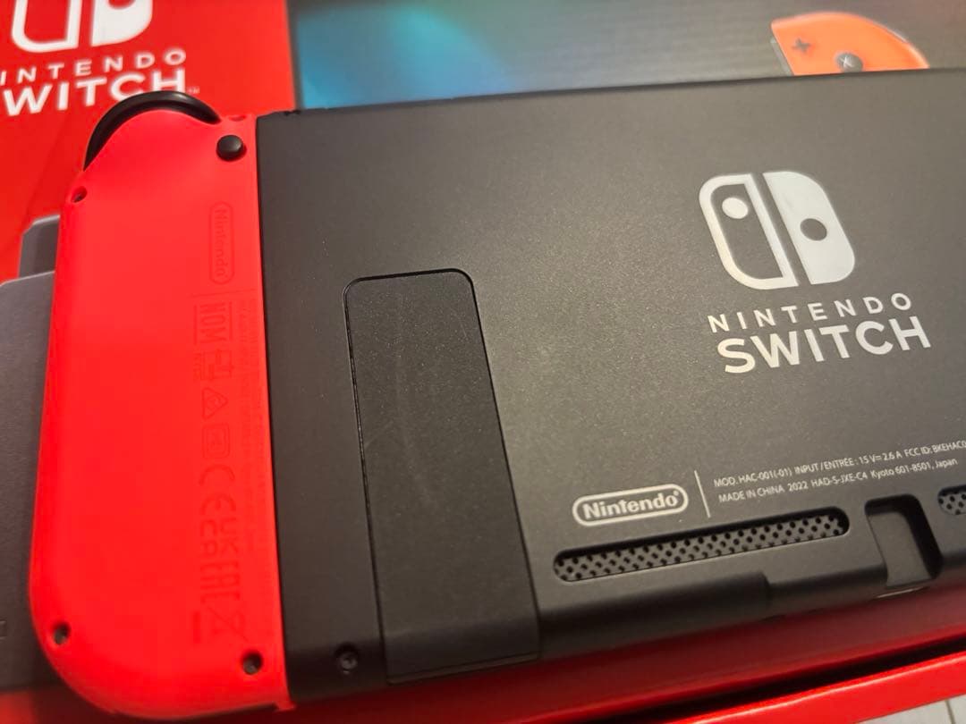 [ほぼ新品]任天堂Switch Joy-Con ネオンブルー/レッド