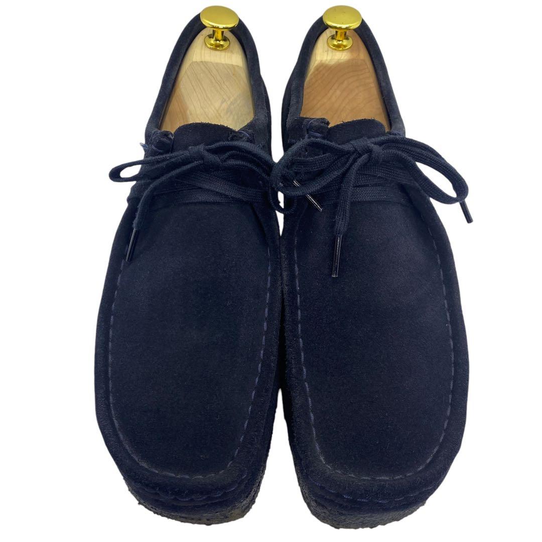 CLARKS BEAUTY&YOUTH クラークス 26.5cm ワラビー 紺色