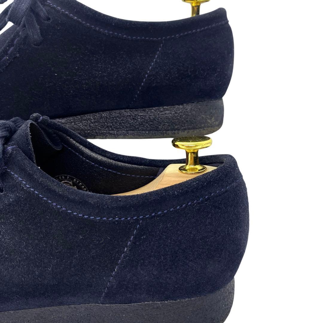 CLARKS BEAUTY&YOUTH クラークス 26.5cm ワラビー 紺色