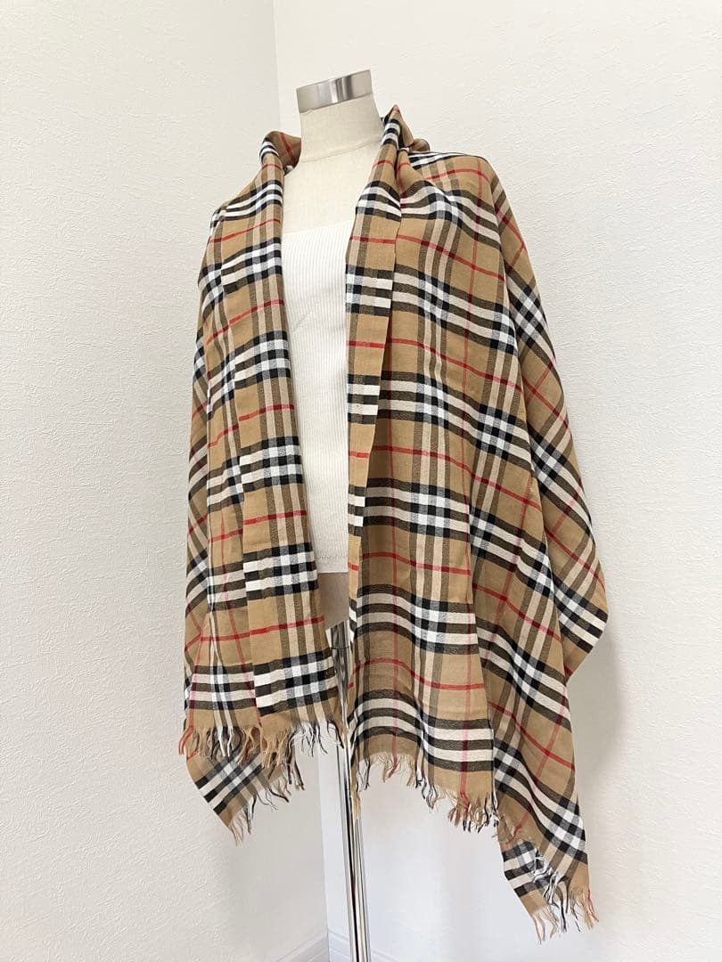 BURBERRY✨バーバリー 大判ストール　ノバチェック　マフラー