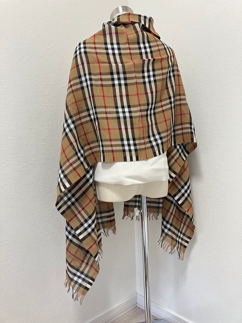 BURBERRY✨バーバリー 大判ストール　ノバチェック　マフラー