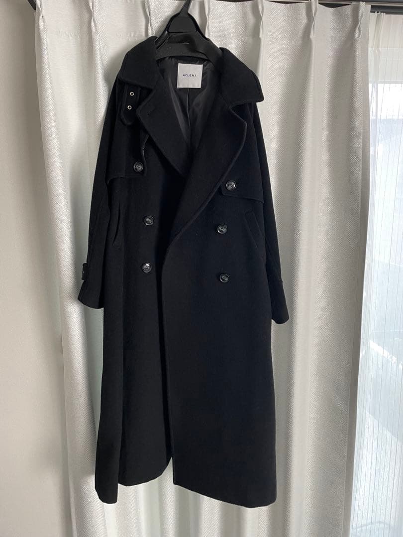アクレントaclent Eyelet volume yoke coat