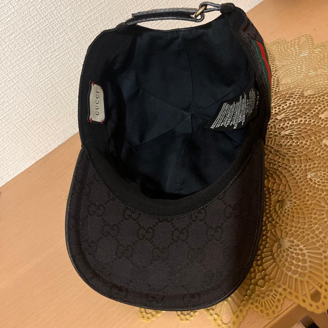 グッチ シェリーライン ベースボール キャップ