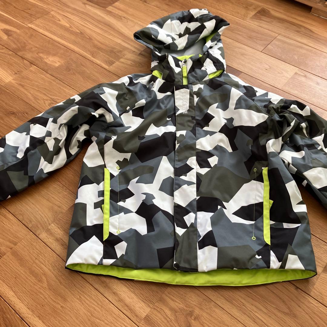 DESCENTE 迷彩柄 スキーウェアセット