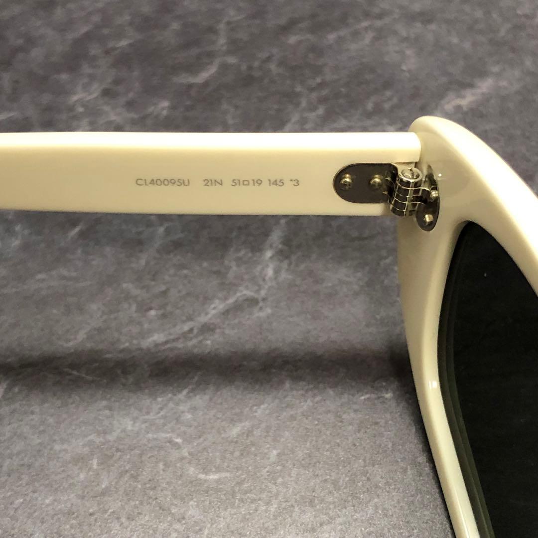 CELINE セリーヌ サングラス エディ ヴィンテージミックス パンク 白