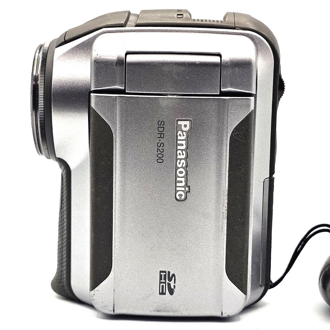 Panasonic SDR-S200 動作品 SDビデオカメラ バッテリー2個付