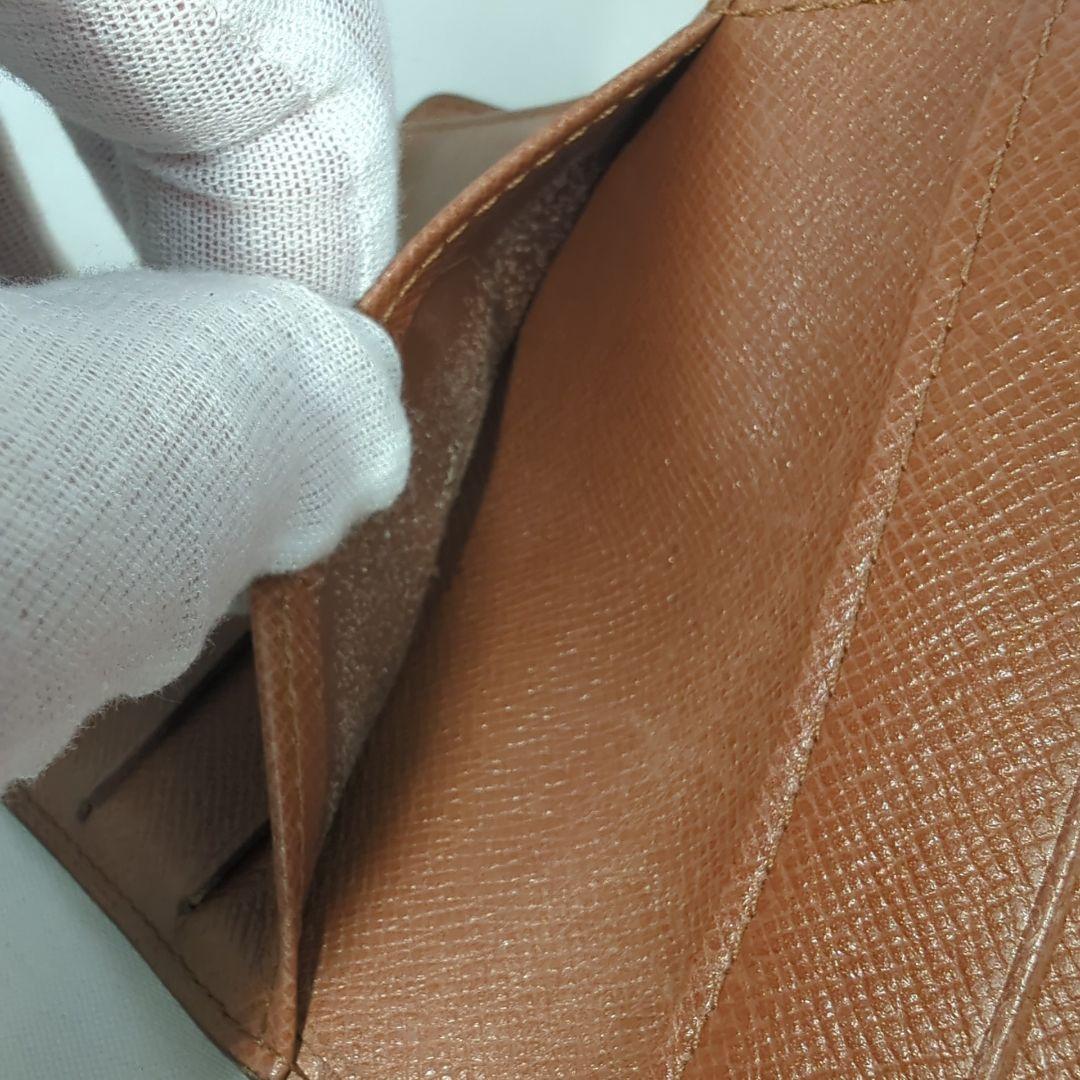 LOUISVUITTON ルイヴィトン モノグラム 三つ折り 財布 コンパクト