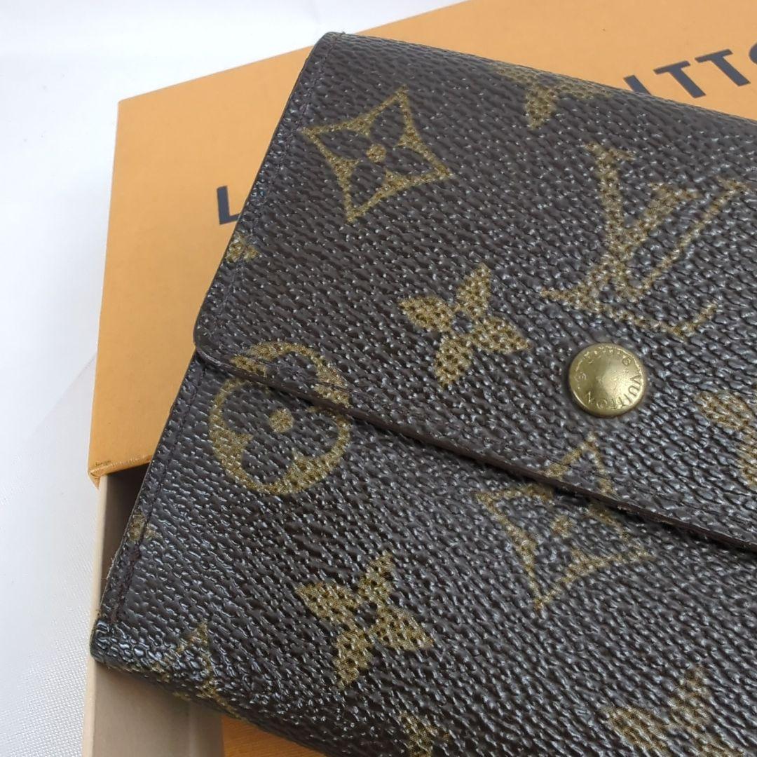 LOUISVUITTON ルイヴィトン モノグラム 三つ折り 財布 コンパクト