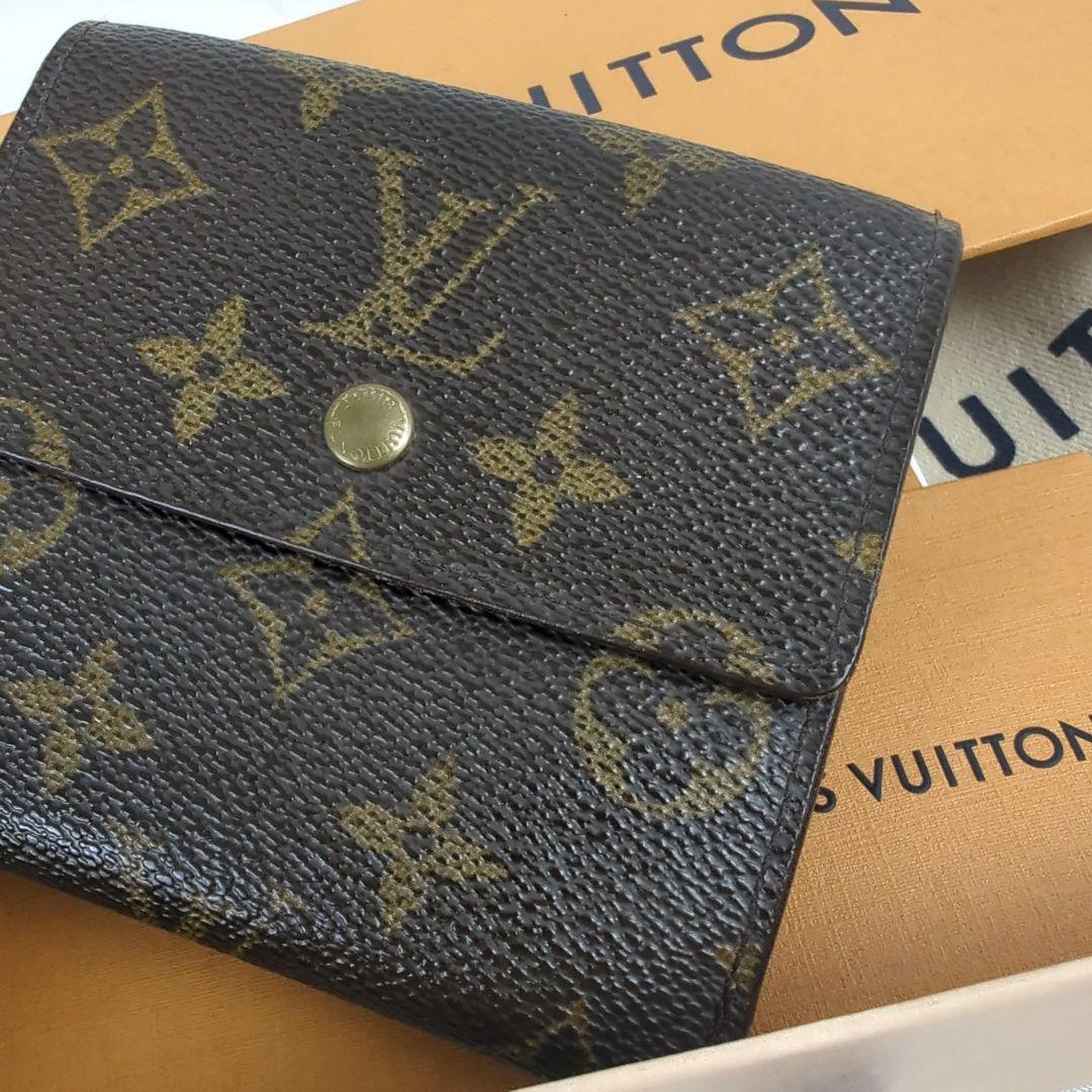 LOUISVUITTON ルイヴィトン モノグラム 三つ折り 財布 コンパクト
