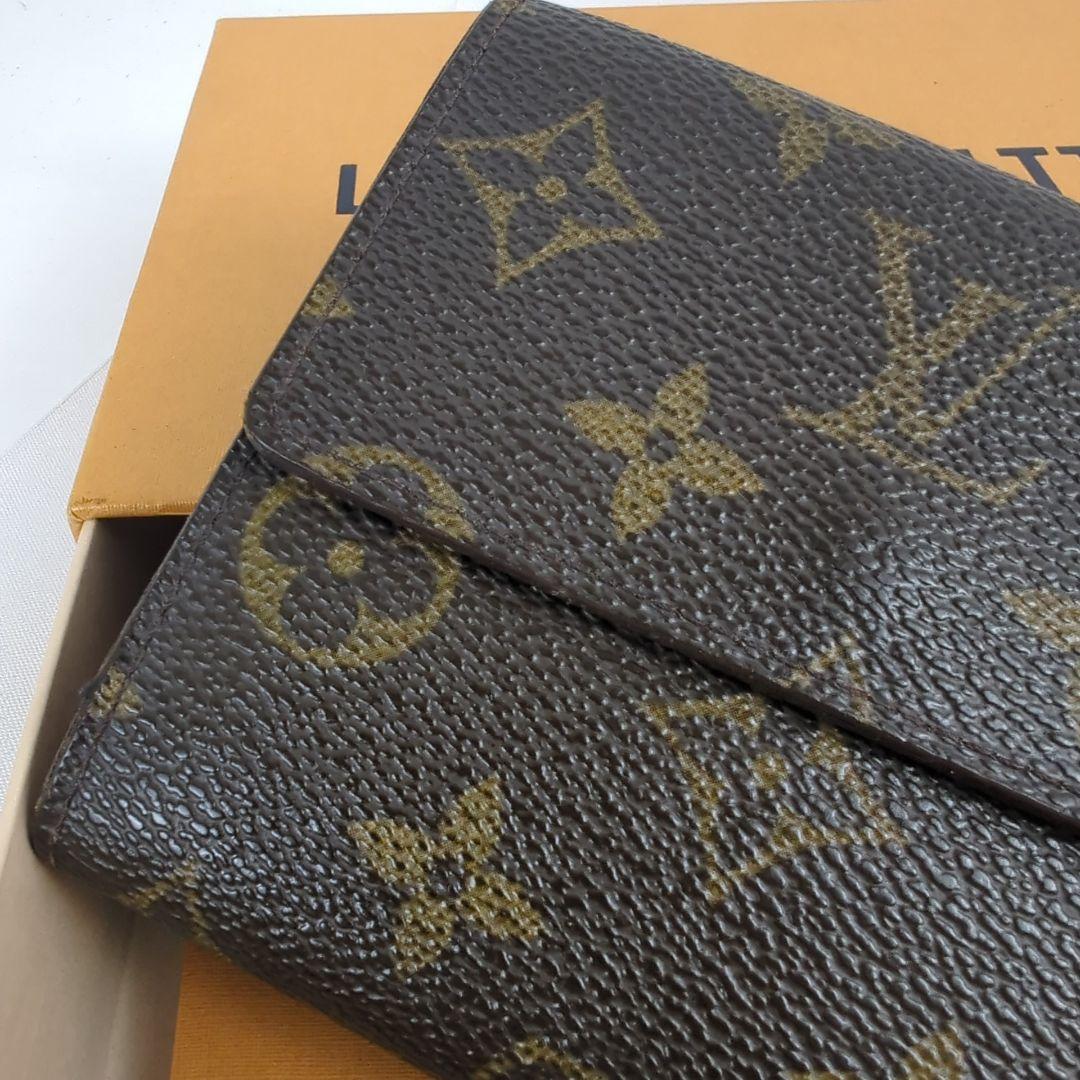 LOUISVUITTON ルイヴィトン モノグラム 三つ折り 財布 コンパクト