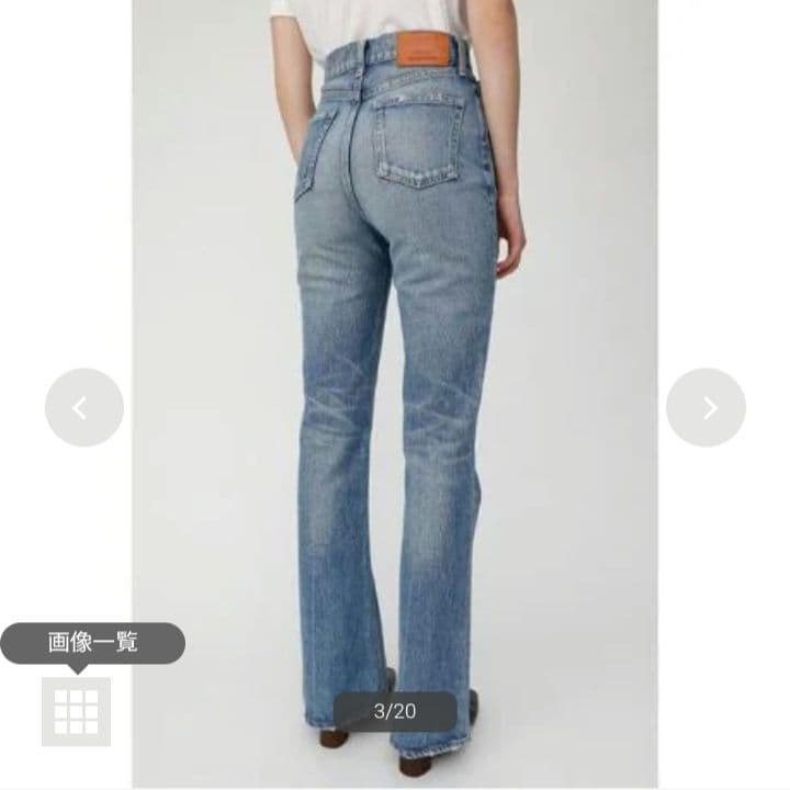 完売品　マウジー MVS FLARE デニムパンツ 23 フレア　moussy