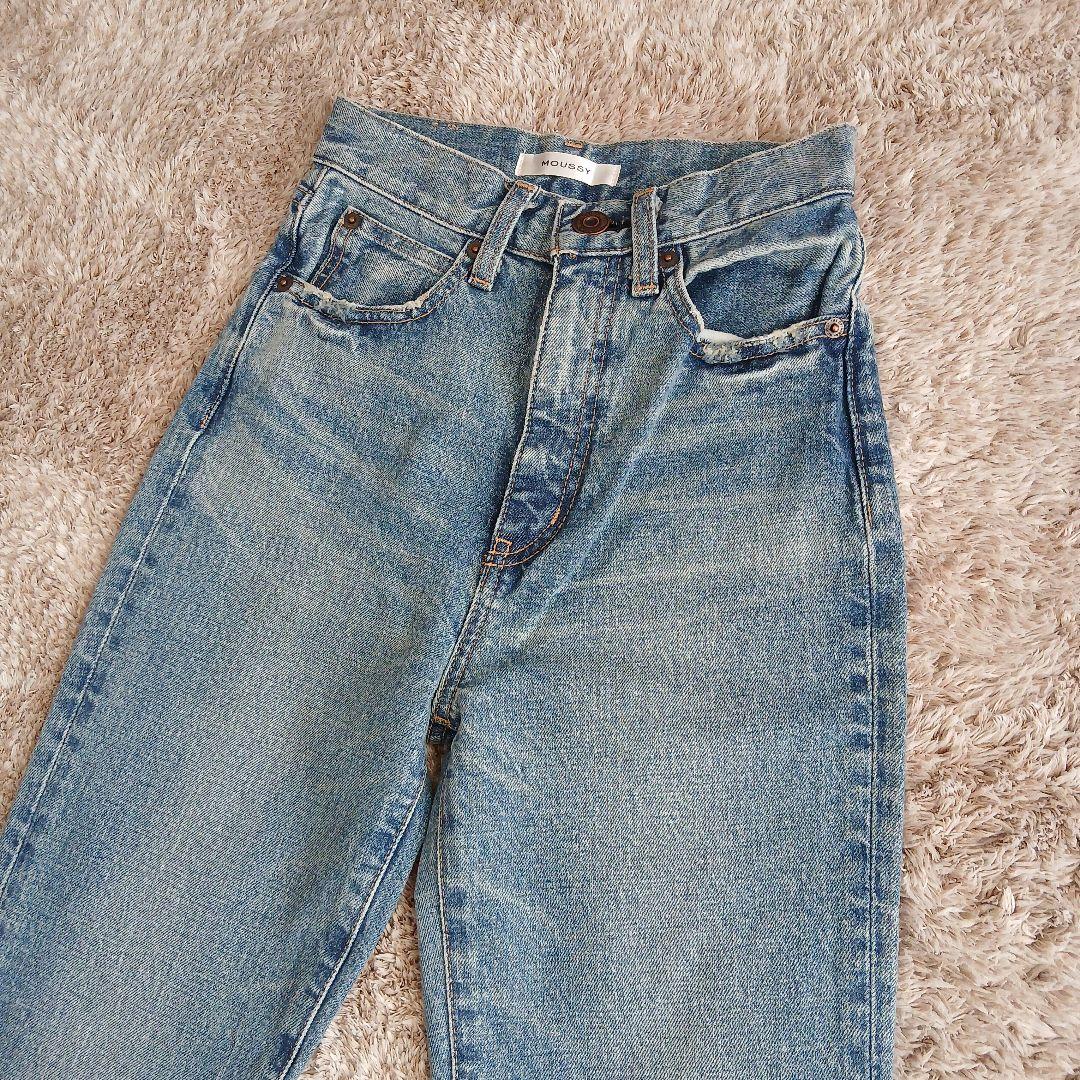 完売品　マウジー MVS FLARE デニムパンツ 23 フレア　moussy