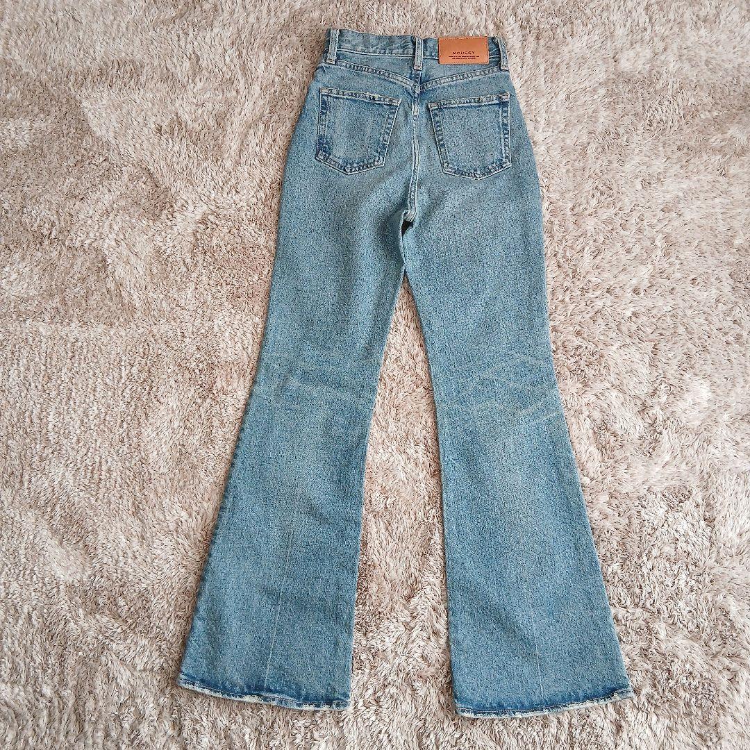 完売品　マウジー MVS FLARE デニムパンツ 23 フレア　moussy