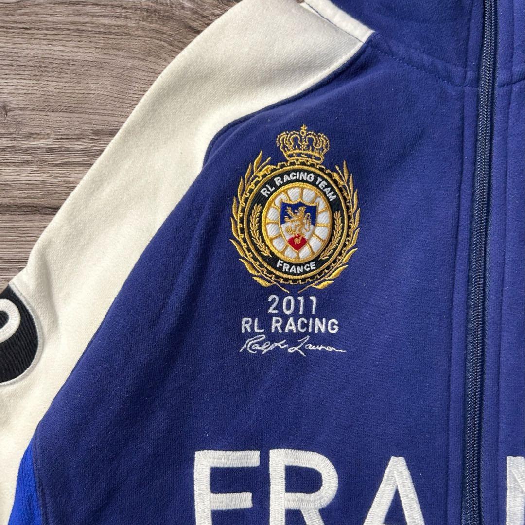 【レア】ラルフローレン RL RACING スウェットジャケット ポニー M