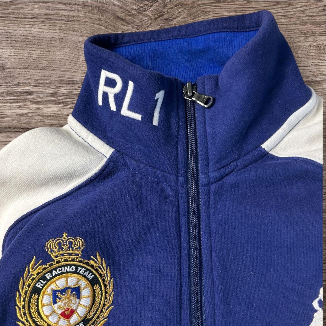 【レア】ラルフローレン RL RACING スウェットジャケット ポニー M