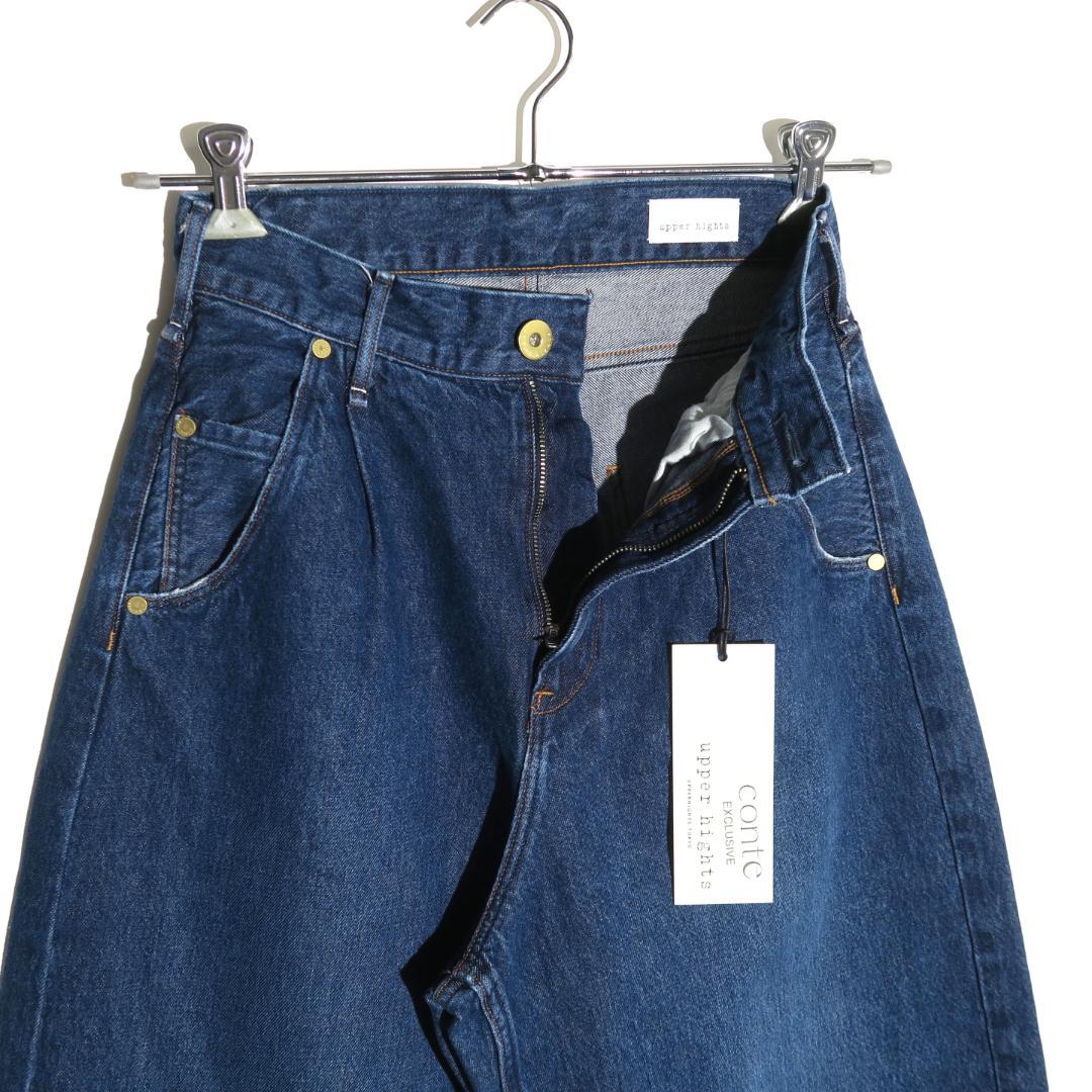 別注 upper hights for conte タックデニムパンツ UN24