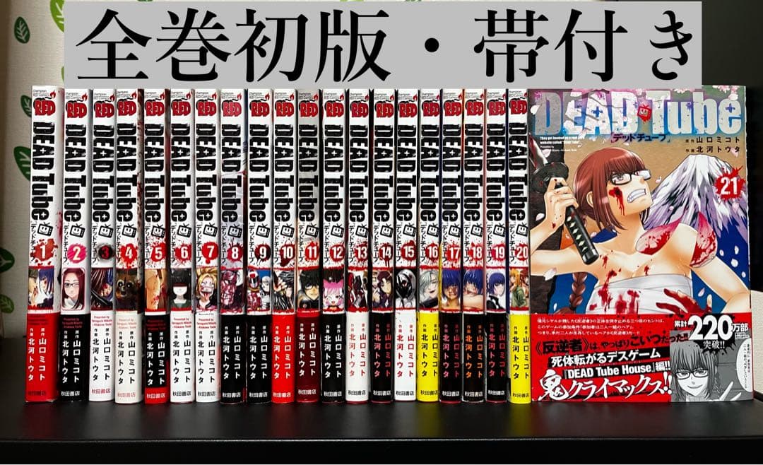 DEAD Tube1-21巻 全巻初版・帯付き