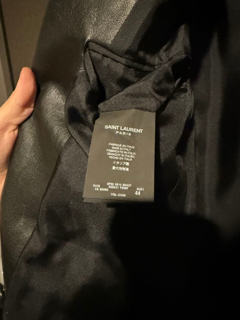 SAINT LAURENT paris 14aw ジャケット レザー エディ期