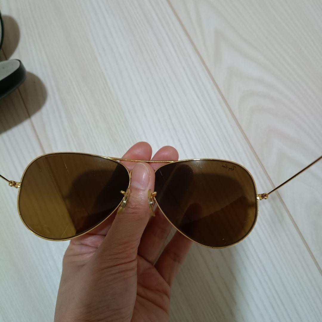 美品USA製B&L　Ray-Banレイバン メタル62mm 　ケース付き