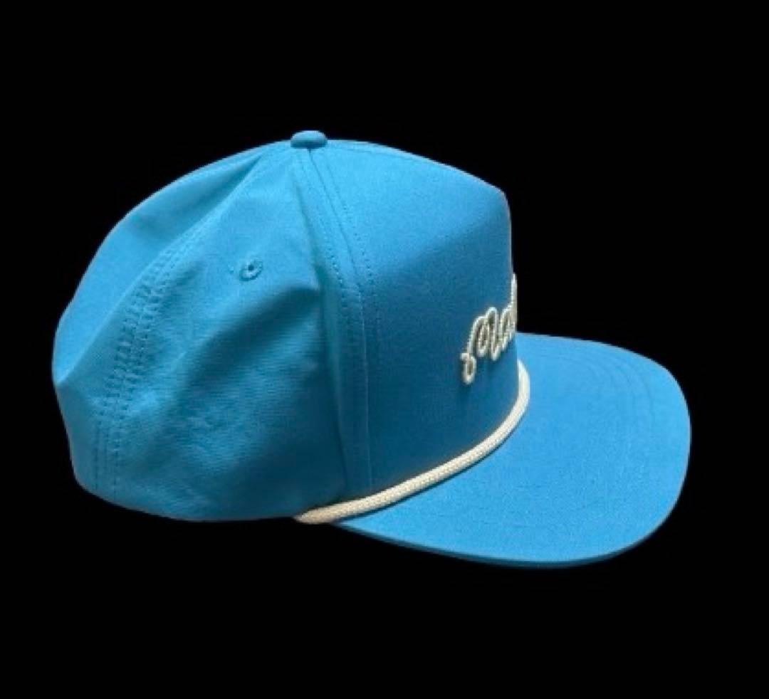 【未使用タグ付き】Malbon Golf ターコイズ アジャスタブルキャップ