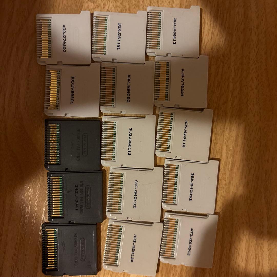 ニンテンドーDSと3DSのカセット