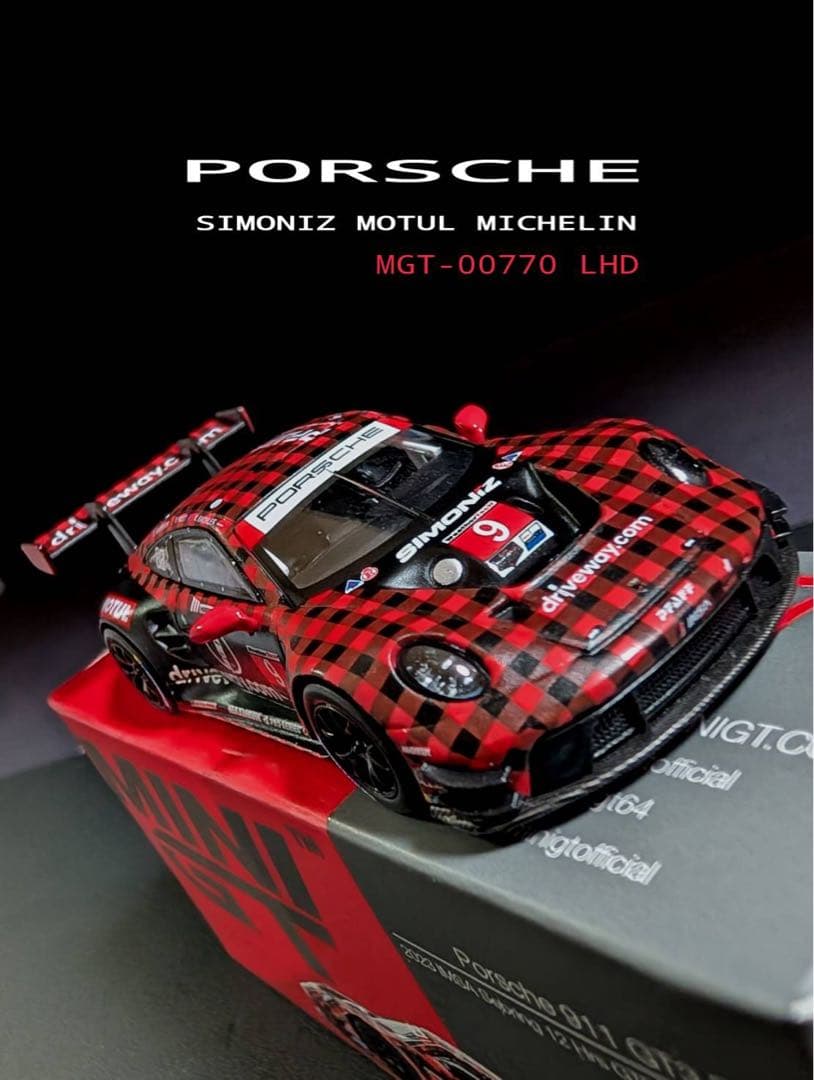 MINIGT 1/64 Porsche 911 GT3 R #9 完売品
