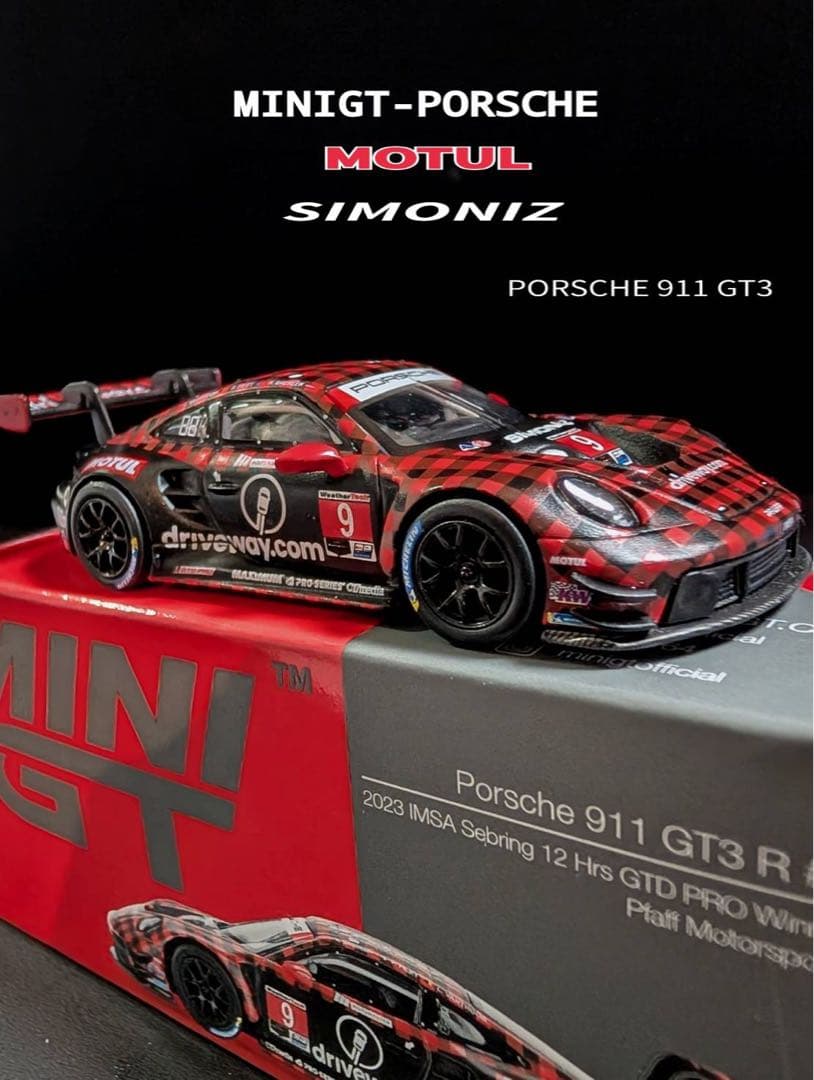MINIGT 1/64 Porsche 911 GT3 R #9 完売品