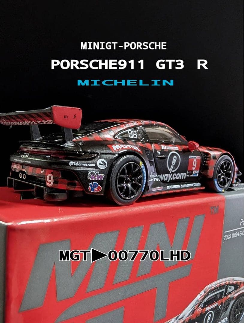MINIGT 1/64 Porsche 911 GT3 R #9 完売品