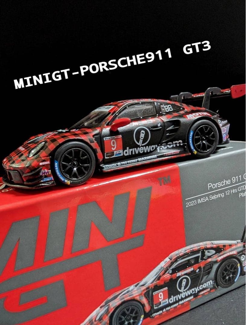 MINIGT 1/64 Porsche 911 GT3 R #9 完売品