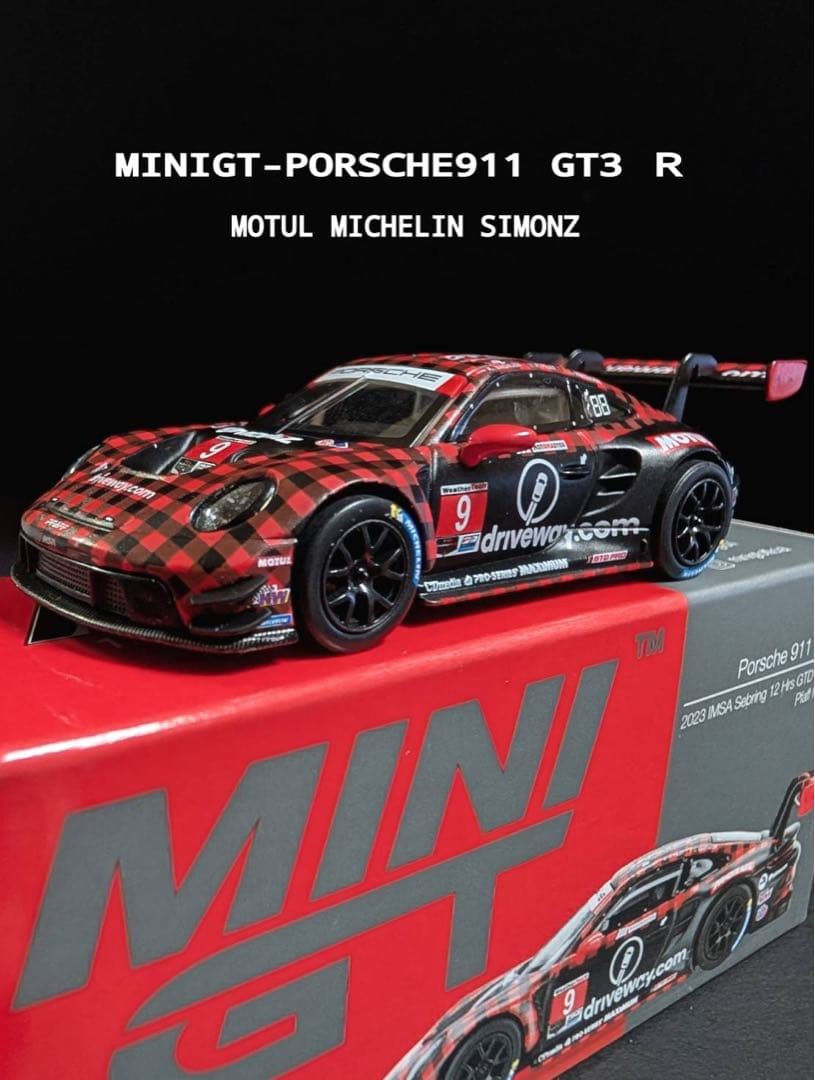 MINIGT 1/64 Porsche 911 GT3 R #9 完売品