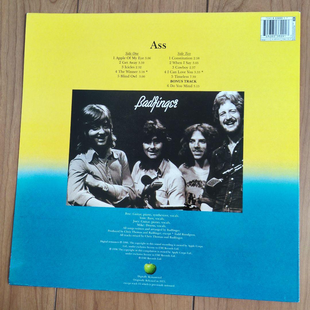 美品 UK盤 Badfinger Ass バッドフィンガー レコード