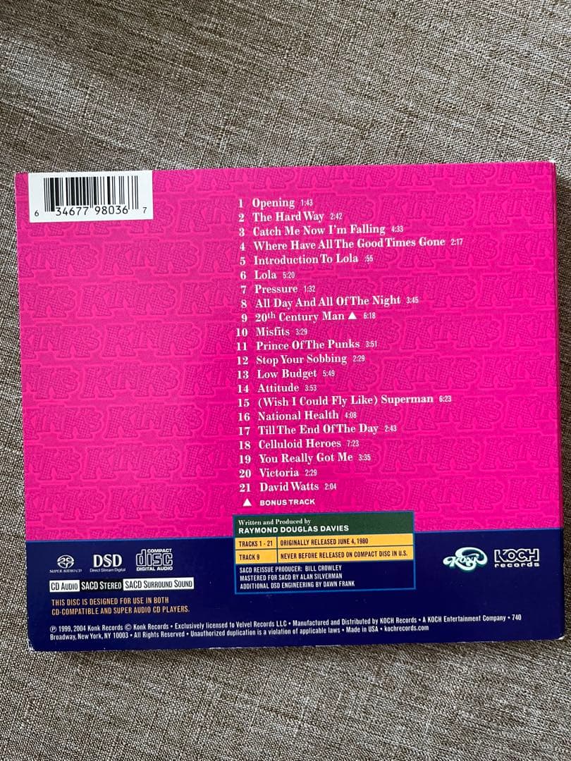 The Kinks/One For The Road SACDハイブリッド