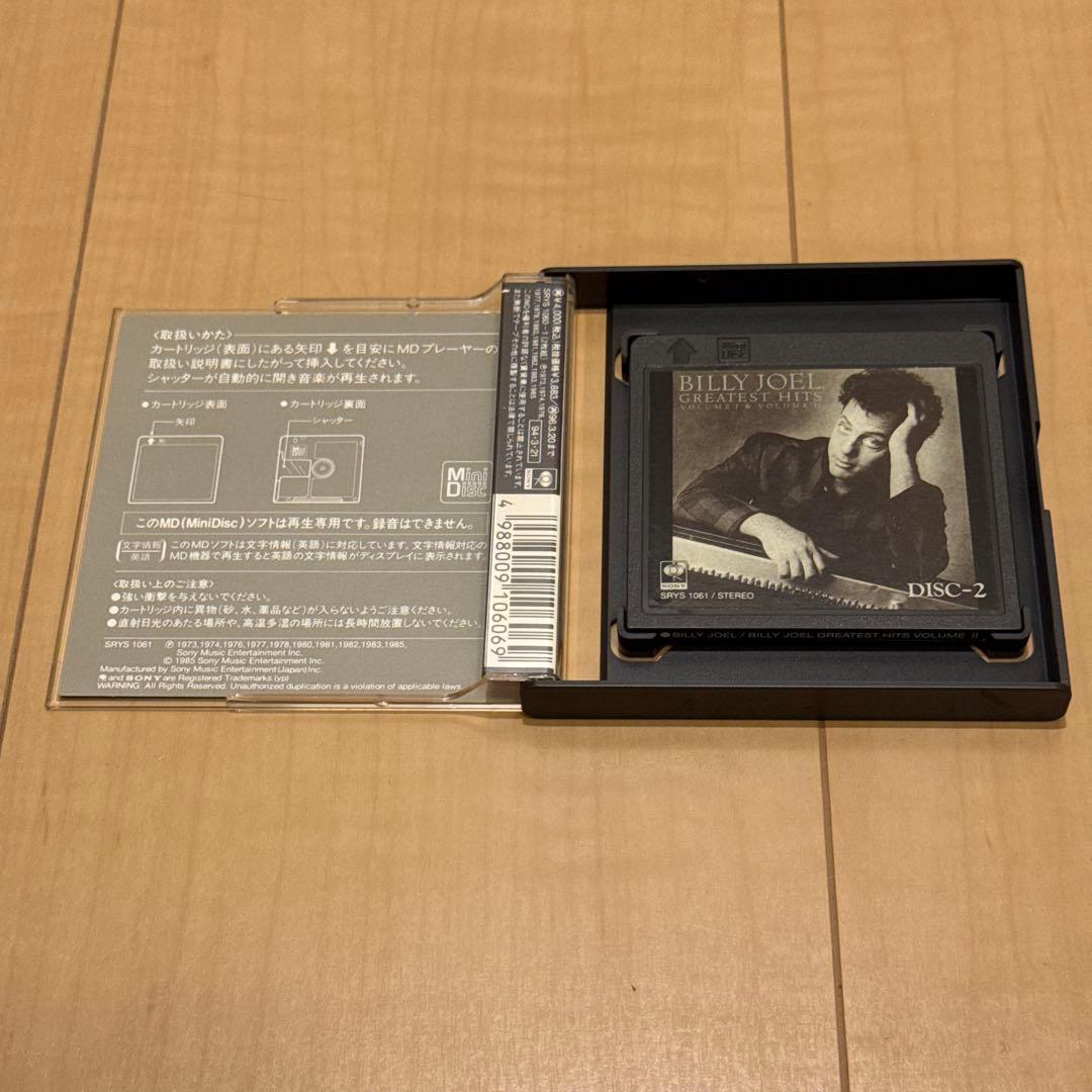 動作未確認 帯付き美品 MD ビリー•ジョエル ビリー•ザ•ベスト ミニディスク