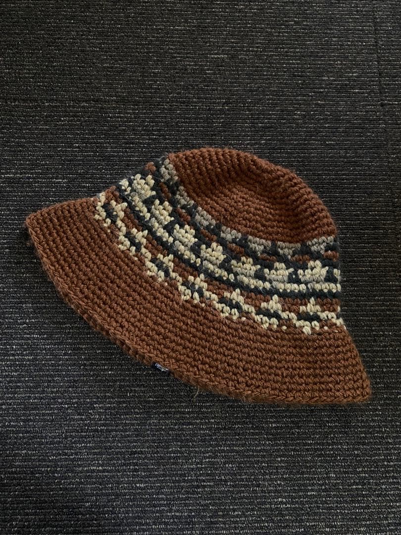 stussy Fairisle Bucket Hat クラッシャーハット